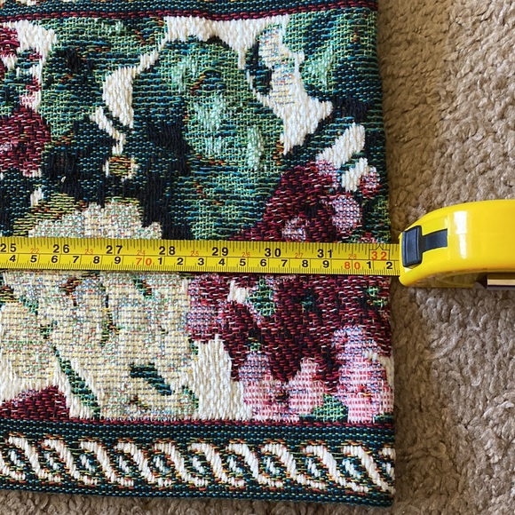 Tapestry-Like Table Runner 64”L x 10 1/2”W (Point to Point) Excellent Condition - Picture 5 of 5